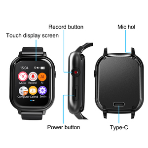 Reloj Inteligente V82A con Grabadora <span class=keywords><strong>de</strong></span> Voz, Traducción en Tiempo Real, Pantalla Táctil, Función <span class=keywords><strong>de</strong></span> Voz a Texto y Resumen, <span class=keywords><strong>Audio</strong></span> WAV, Memoria <span class=keywords><strong>de</strong></span> 64 GB - Product Image 2