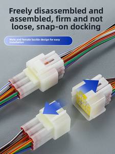 Konektor Harness Otomotif Seri <span class=keywords><strong>2.3</strong></span> IP67 Tahan Air Jantan Betina untuk Kendaraan Listrik & Sepeda Motor 6P Power FPC PCB UHF - Product Image 5