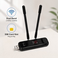 NOUVEAU Dongle WiFi USB 4G LTE F95, double port USB Type-C, modem 150 Mbps, emplacement SIM, pour l'apprentissage à distance des étudiants, point d'accès WiFi portable