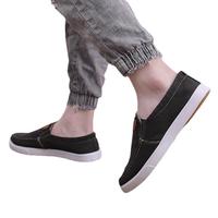 Chaussures en toile rétro pour homme, chaussures décontractées élégantes pour homme, chaussures tendance, chaussures absorbant les chocs, résistantes à l'usure, antidérapantes, chaussures de massage
