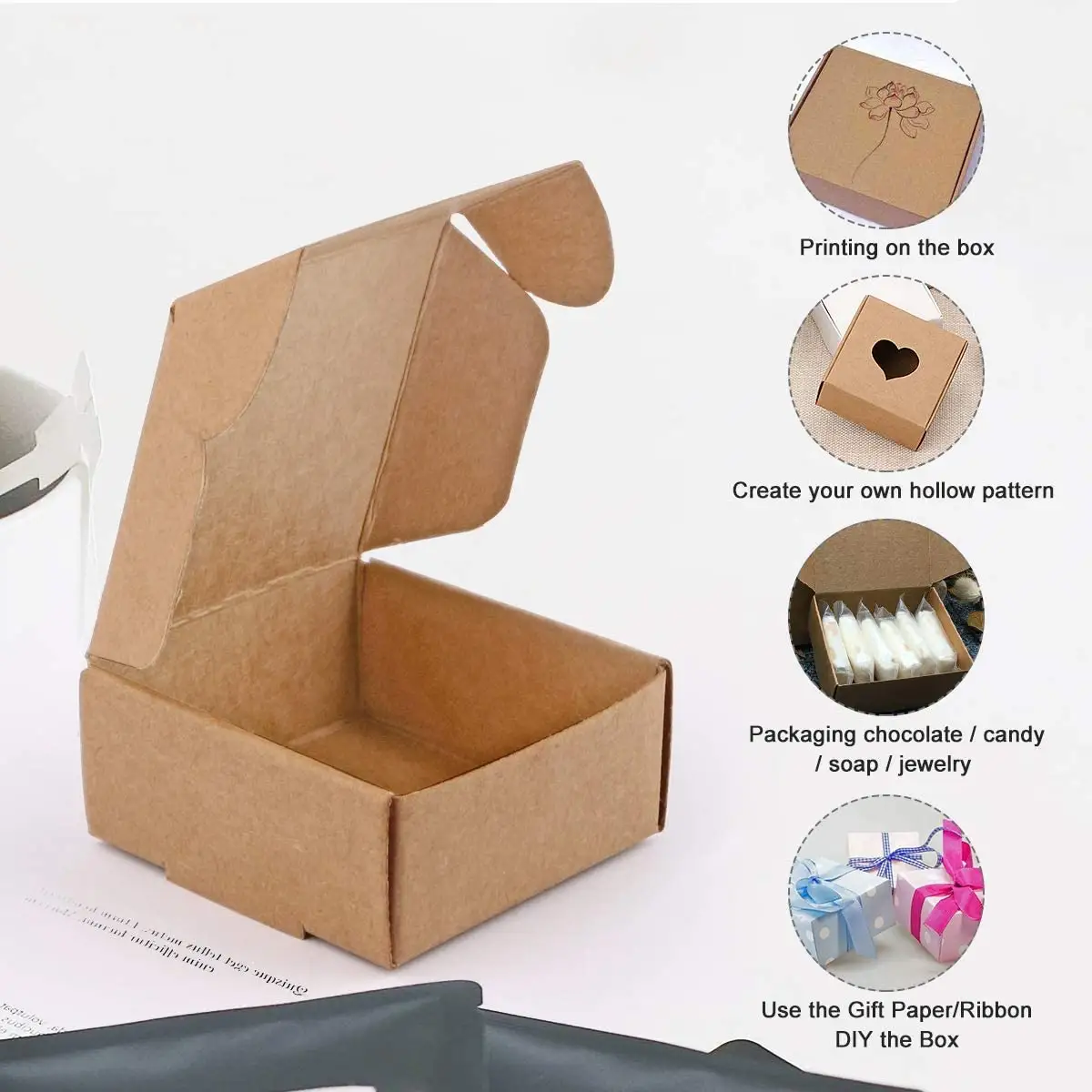 Top Quality Supplier Acceptable Corrugated Cardboard Box Book Wrap Flat Folding Mailer Box