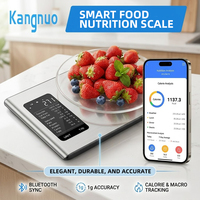 Báscula de Cocina Inteligente de Acero Inoxidable de la Mejor Calidad con Logotipo Personalizado al por Mayor, Báscula de Alimentos con Información de Nutrientes