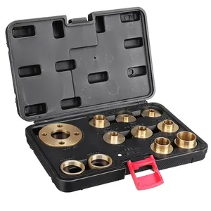 11pcs Router Bushing Guide <b>Set</b> 10-30mm Metric Imperial Steel Industrial <b>Hand</b> <b>Tool</b> Kit OEM ODM KHC Brand 1 Year Warranty - Product Image 6