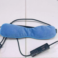 Masque oculaire chauffant en coton lavable sans fil, vente directe usine, coussin chauffant électrique USB pour les styes, les sinus et la blépharite