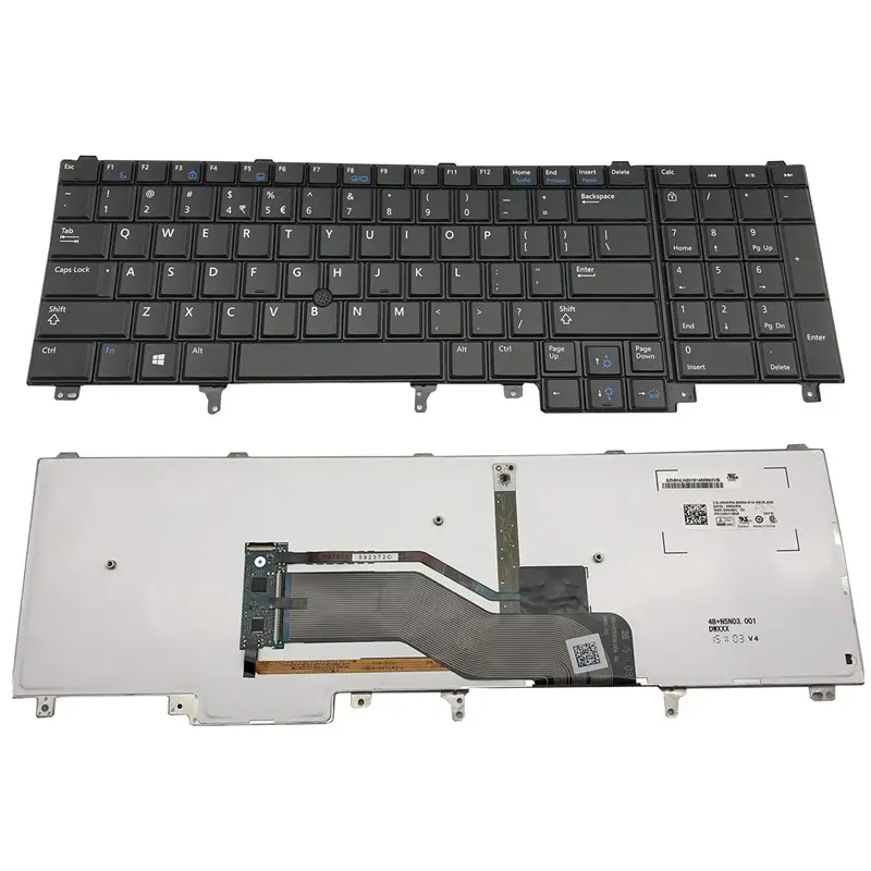 جديد الأصلي حقيقية كمبيوتر محمول لوحة مفاتيح Dell خط العرض E6230 E5420 E5430 E6220 E6330 E6420 لوحة مفاتيح الكمبيوتر المحمول للبيع