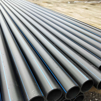 Tuyau droit en HDPE DN90 DN125 DN180 pour la construction