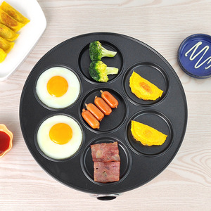 Máquina eléctrica para hacer hamburguesas de huevos asados, pasta de frijoles rojos, máquina para hacer pasteles, horno de crepé Dorayaki, tortitas, bistec, tortilla, sartén EU - Product Image 5