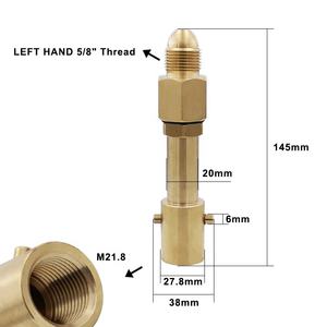 2023 Offre Spéciale Long Remplissage Laiton <span class=keywords><strong>Adaptateur</strong></span> Point De Remplissage Baïonnette Recharge <span class=keywords><strong>Gaz</strong></span> <span class=keywords><strong>Propane</strong></span> Bouteille <span class=keywords><strong>GPL</strong></span> - Product Image 2