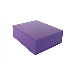 Logotipo personalizado Cierre magnético plegable tapa de la cubierta de cartón rígida caja de regalo de papel - Product Image 4