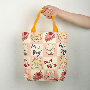 2024 Wholesale Eco Friendly Reusable Cotton Shopping Tote HandBag With Custom Logo Printed Hand <strong>Bag</strong> - Product Image 4