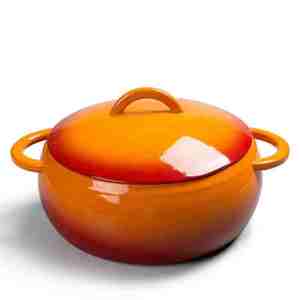 <span class=keywords><strong>Cocotte</strong></span> en <span class=keywords><strong>fonte</strong></span> émaillée avec couvercle et deux poignées - Product Image 2