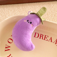 Porte-clés en peluche Oden créatif, adorable breloque de sac en forme de légume, cadeau de restaurant pour femmes