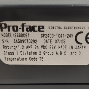 Pro-face GP2400-TC41-24V HMI Touch GP2000 Series หน้าจอสัมผัสอุตสาหกรรมขนาด 7.4 นิ้ว 24V หน่วยแสดงผลกราฟิก ใช้งานแล้ว 3 เดือน - Product Image 4