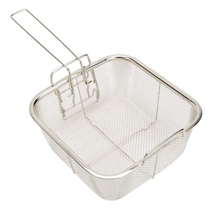 Nhôm Không Dính Đồng Vuông Sâu Pan Set Với Fry Basket & Steamer, Đa Chức Năng Nấu Ăn - Product Image 5