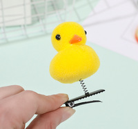 En gros Belle Canard Jaune Pince À Cheveux Mini Poussins Épingle À Cheveux Enfants De Noël Style Résine Pince À Cheveux Vente Chaude
