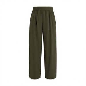 Women High Waist <b>Wide</b> <b>Leg</b> <b>Pants</b> Breathable Loose Fit Full Length Casual <b>Yoga</b> Trousers - Product Image 4