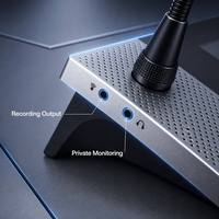 Microphone de bureau filaire dynamique ARVOX RC-6516 de qualité supérieure pour salles de réunion et conférences