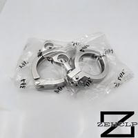 Raccord Sanitaire Tri-Clamp en Acier Inoxydable 304, Vis à Aile Simple, Poli Miroir, 5,0 Pouces, pour Applications Alimentaires, Laitières, Brasseries, Tuyauterie, OEM