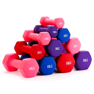 Mancuernas de <span class=keywords><strong>vinilo</strong></span> hexagonales para gimnasio, juegos de pesas sólidas - Product Image 2