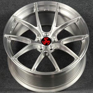 Jantes forgées <span class=keywords><strong>Y</strong></span>-Spoke 5 branches brossées argentées Apex VS-5RS 18 pouces 5x114.3 légères pour Honda Civic Type <span class=keywords><strong>R</strong></span> Toyota 86 - Product Image 2