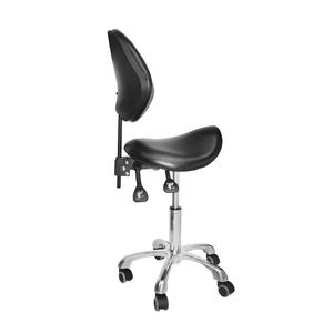 Selle de <span class=keywords><strong>Salon</strong></span> de coiffure réglable, tabouret, à roulettes, avec dossier, pour <span class=keywords><strong>coiffeur</strong></span>, barbier et tatouage, pour maison et bureau - Product Image 3