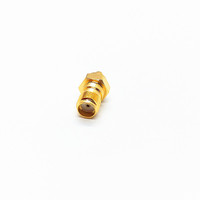 Adaptateur coaxial RF SMA/MMCX-KJ, connecteur RF droit SMA femelle vers MMCX mâle 50 Ohm pour conversion d'antenne