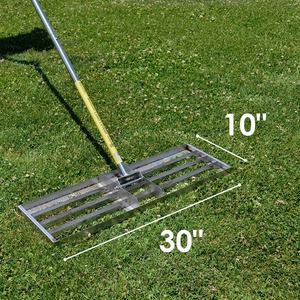 Niveleur de pelouse en métal 81 pouces réglage Long manche râteau de <span class=keywords><strong>nivellement</strong></span> de pelouse pour <span class=keywords><strong>gazon</strong></span> Golf niveau sol saleté Surface du sol - Product Image 3