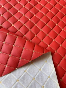 Pelle Sintetica PVC Ricamata con Schiuma, <span class=keywords><strong>Ultimo</strong></span> Design per Sedili Auto, Divani, Borse, Abbigliamento, Mobili - Product Image 5