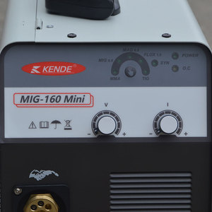 KENDE 220V <span class=keywords><strong>MIG</strong></span>/MMA Mini Máquina de Soldar Portátil con Inversor <span class=keywords><strong>MIG</strong></span>-160 Nueva 5.3KW Diámetro de Hilo de 1.0mm Ciclo de Trabajo del 30% Acero al Carbono 1 - Product Image 3
