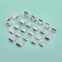 Connecteur USB Type C 3.1 MUP-U20201-7 24 broches double rangée SMT avec certification TID pour chargeur et transfert de données de terminal de point de vente