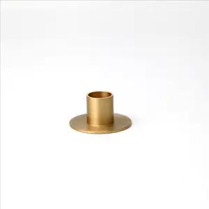 Maxery Brushed Brass Wedding Decor Christmas Decoration Table Centerpiece Candle Holder