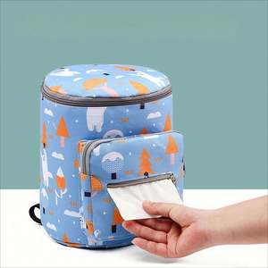 Organizador de Cochecito de Bebé con Diseño de Dibujos Animados, Porta Pañales, Bolsa de Almacenamiento para Biberones - Product Image 4