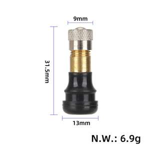 Válvula de Neumático sin Cámara para Patinete Eléctrico M365 Pro Pro2 1S, Válvula de Aire para Rueda Delantera y Trasera, Válvula de Neumático Extendida de 30 cm - Product Image 2
