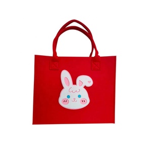 Sac <span class=keywords><strong>à</strong></span> main, <span class=keywords><strong>boîte</strong></span> cadeau pour la fête de la mi-automne, <span class=keywords><strong>boîte</strong></span> <span class=keywords><strong>vide</strong></span> pour gâteaux de lune, logo imprimable, <span class=keywords><strong>feutre</strong></span>, artisanat écologique - Product Image 1