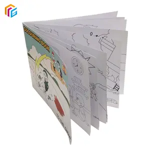 Custom Glossy Softcover Booklets Printing Customized Professional Brochure Printing Manga Comic Books Publishing For Children