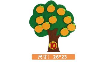 1-10 juguete educativo de <span class=keywords><strong>Montessori</strong></span> rompecabezas para niños hecho a mano DIY juguete jardín zanahoria Apple árbol encuentro enseñanza Digital - Product Image 6