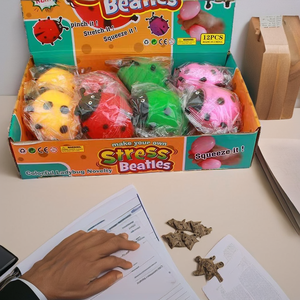 Jouets à presser BC TPR, animaux mous, coccinelle, balle anti-stress, jouet fantaisie pour les enfants de 14 ans et plus - Product Image 2