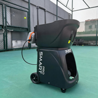 NUEVA Máquina de Entrenamiento de Tenis y Pádel PUSUN con APP y Control Remoto, Robot Lanza Pelotas PT-Smart PRO con Más de 100 Pelotas para Práctica en Interiores y Exteriores