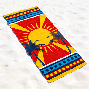 100% Cotton Double-sided Looped Terry <b>Large</b> Oversize High Quality Custom Soft and Delicate Beach <b>Towel</b> - Product Image 1