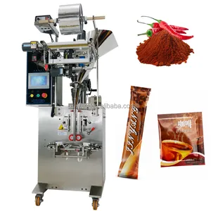 Automatic Auger Dry Small Spice Turmeric protein Pepper Masala Coffee Powder Sachet Packaging Packing Machine