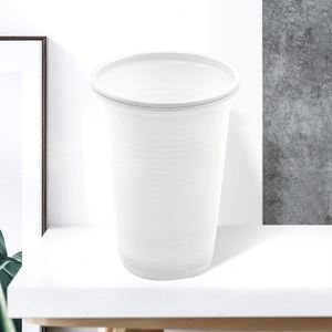 Gobelet en plastique PP blanc avec logo personnalisé, biodégradable, recyclable, jetable, écologique, pour les fêtes, la restauration, les événements, vente en gros - Product Image 2