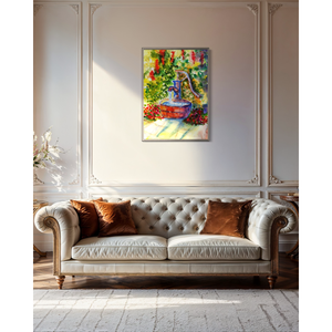 Décoration murale en toile avec thème Amour et ambiance rustique chaleureuse pour une décoration murale confortable - Product Image 1