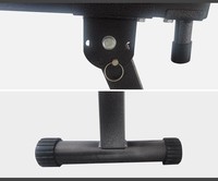 Banc plat d'exercice pliable en acier pour musculation, équipement de musculation commercial pour salle de sport