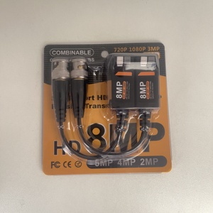 Balun กล้องวงจรปิด8MP HD แบบโคแอกเซียลส่งสัญญาณวิดีโอแบบคู่<span class=keywords><strong>4K</strong></span> 8MP อุปกรณ์ CCTV - Product Image 4