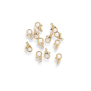 Chiusure a Moschettone Ilan 12mm Color Oro per Creazione di Gioielli - Product Image 1