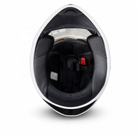 Casque de moto modulaire intégral à visière rabattable en ABS avec feux arrière LED caméléon homologués DOT pour une conduite sécurisée