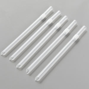 2024 di alta qualità monouso plastica trasparente piegata cannucce PP latte tè vendita calda cannucce - Product Image 2