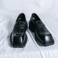 Chaussures habillées pour hommes en vente chaude, chaussures à enfiler, formelles, pour mariage, fête, bureau, mocassins respirants, chaussures tendance à bout rond, vente en gros