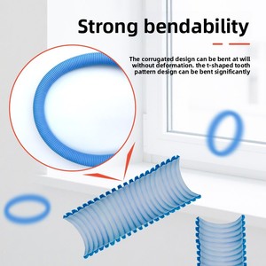 Ống thông gió HVAC bằng nhựa PE mềm, hai lớp, khả năng uốn cong mạnh, hệ thống không khí tươi, thiết kế miễn phí - Product Image 6