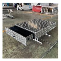 Boîte à outils robuste en aluminium léger, étanche et personnalisable, avec verrou de sécurité, pour benne de pick-up et rangement sous tiroir